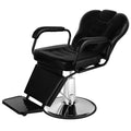 Artist hand Reclining Barber Chairs, Heavy Duty Salon Chair Shampoo Chair, Comfortable Wide Seat with Headrest and Footrest, Bea