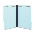 Staples 384870 Pressboard Classification Folders Legal Size Blue 25/Box (61552S)