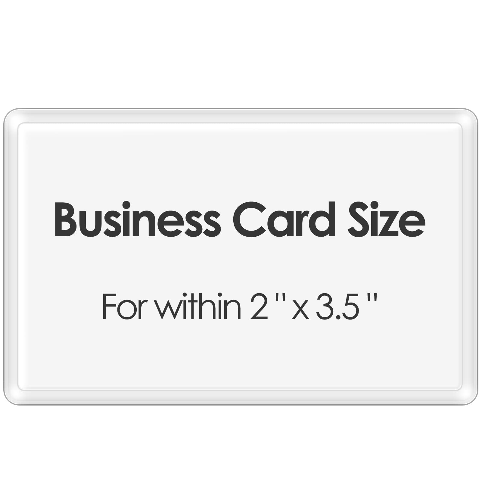 Ktrio 100 Pack Thermal Laminating Sheets 5 Mil, Hold 2 X 3.5 Inch Business Card Laminate Pouches For Laminator, Clear Lamination