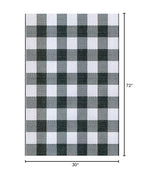 Mad Mats Buffalo Indoor/Outdoor Floor Mat (5' X 8', Black White)