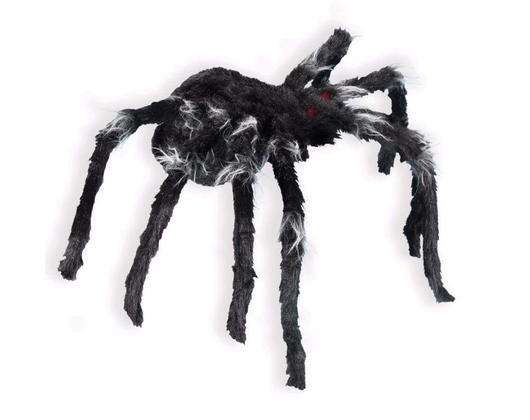 Spirit Black Jumping Spider Animated Decoration Multicoloured One Size