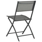 vidaXL Patio Dining Set 5 Piece Garden Outdoor Lawn Yard Terrace Balcony Seat Seating Sitting Dinner Chair and Table Furniture Steel