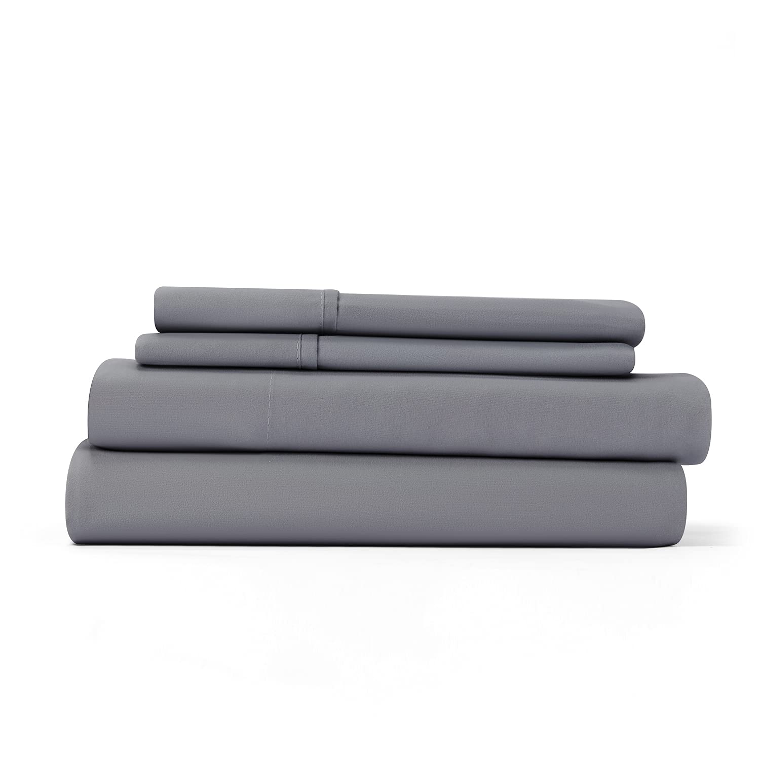 Linen Market Bed Sheets For King Size Bed (Gray) - Sleep Better Than Ever With These Soft And Cooling King Sheets - Deep Pocket
