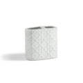 Kassatex ARN-TBH Rattan Toothbrush Holder, Porcelain