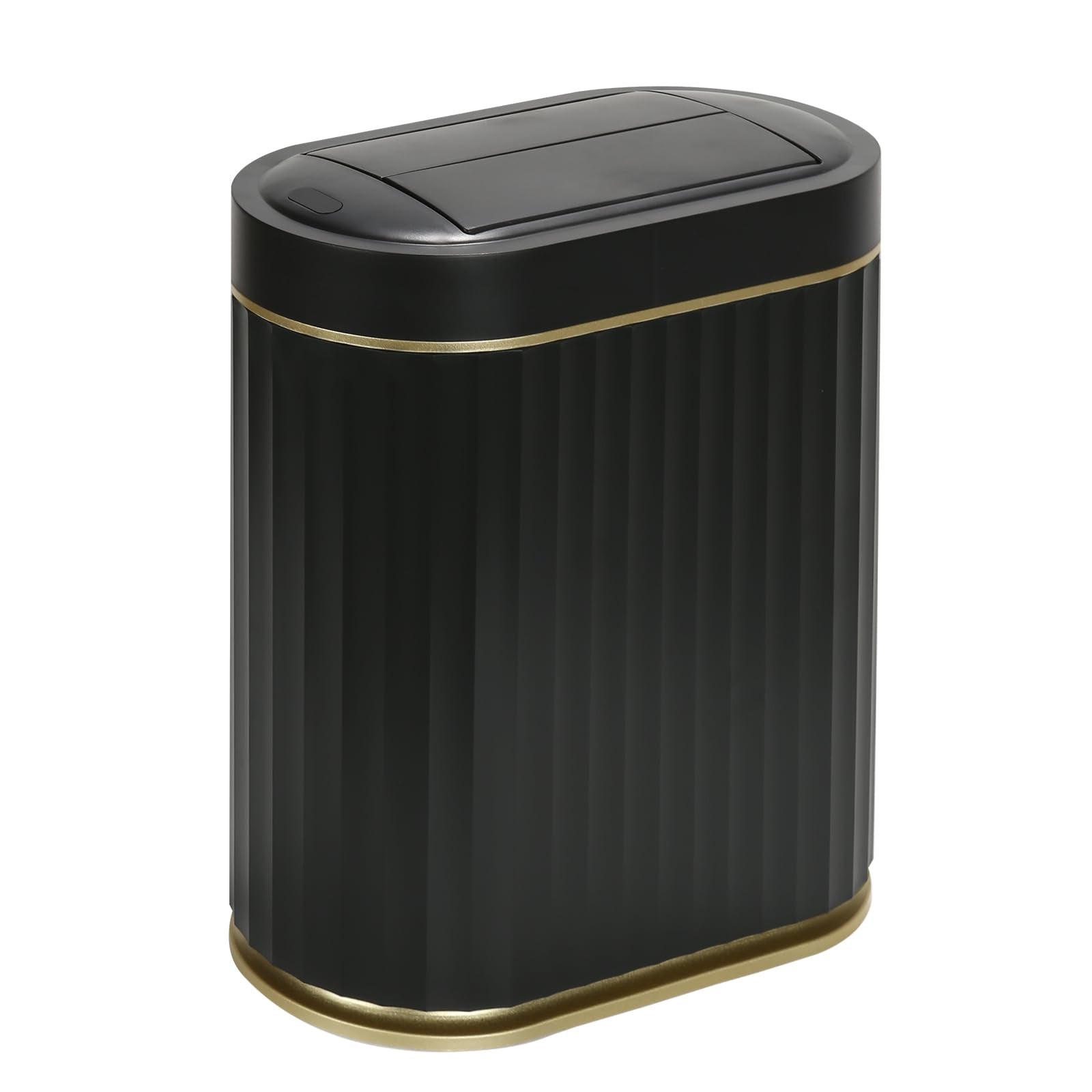 SYNCVIBE Bathroom Trash Can with Lid Butterfly 2 Gallon Sensor Trash can, IPX5 Waterproof Garbage Can, Automatic Slim Trash Bin,