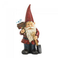 Summerfield Terrace 10018773 Welcome GNOME Solar Garden Decoration, White