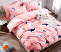 Hrudaya Synchronized Fibre AllWeather/Season Standard Queen Size Reversible Printed Cotton Comforter/ Quilt/ Duvet/ Dohar Combo
