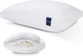 ACCURATEX Hybrid Pillow for Sleeping, Adjustable Shredded Memory Foam Pillow Core with Fluffy Down Alternative Fill Removable Co