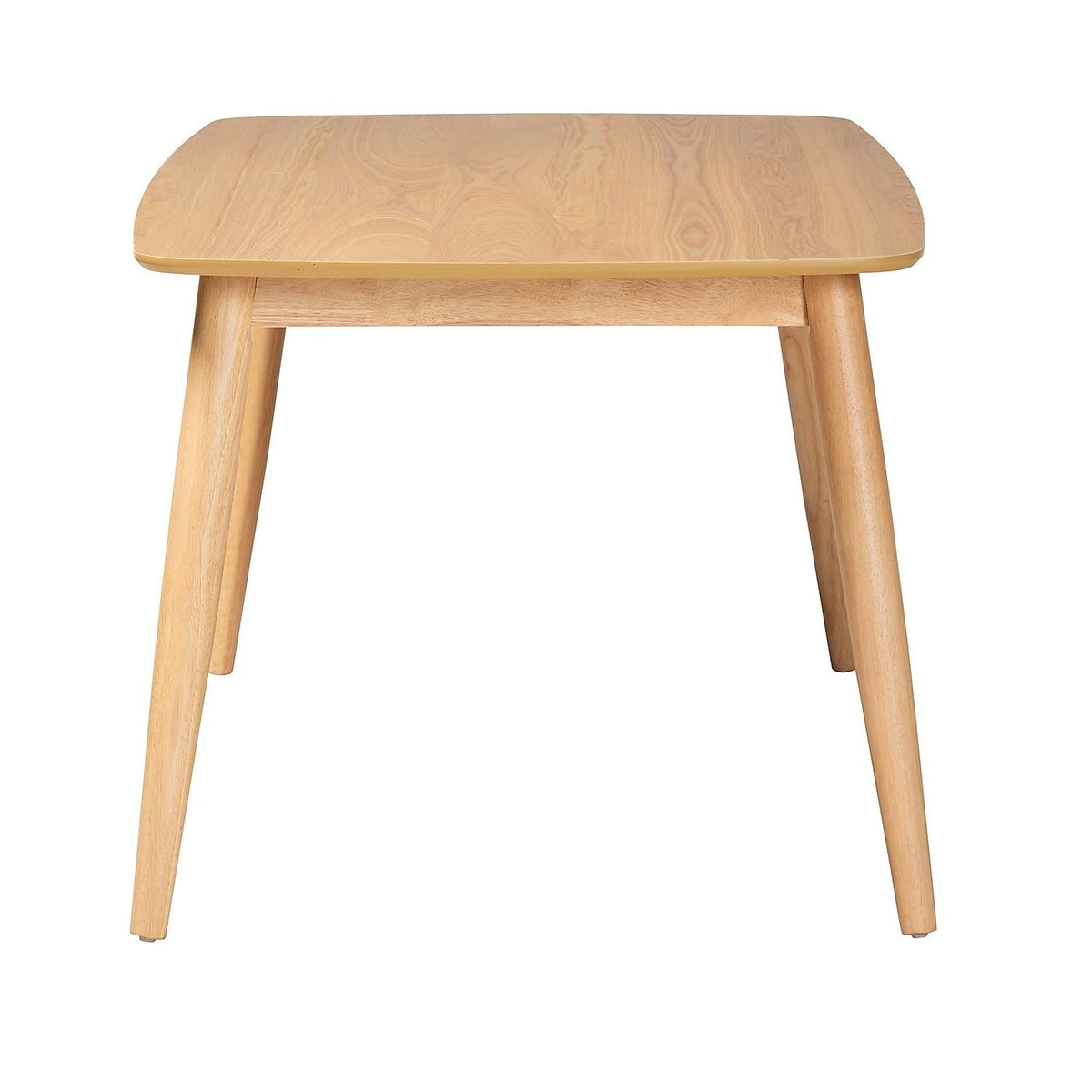 Baxton Studio Flora Wooden Dining Table, 35.4-inch D x 59.1-inch W, Natural Oak (234-13283-HIT)