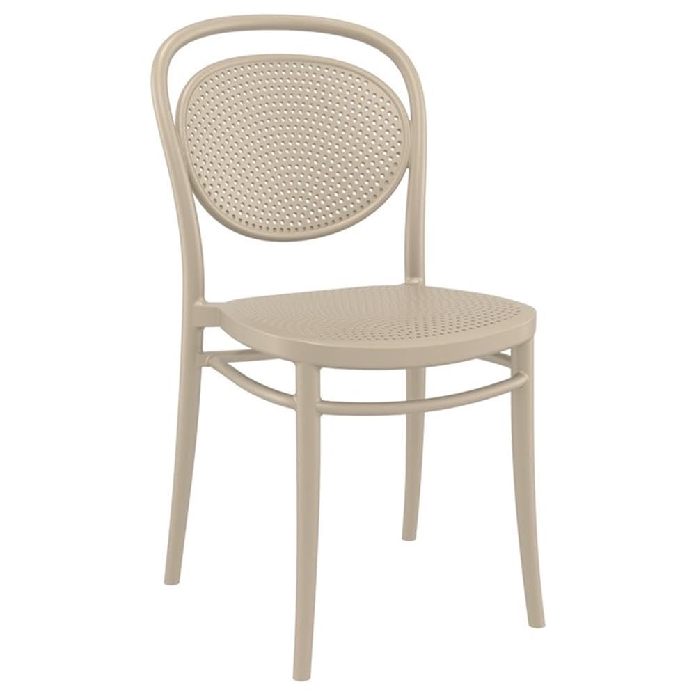 Compamia Marcel Resin Outdoor Chair Taupe (Set of 2)