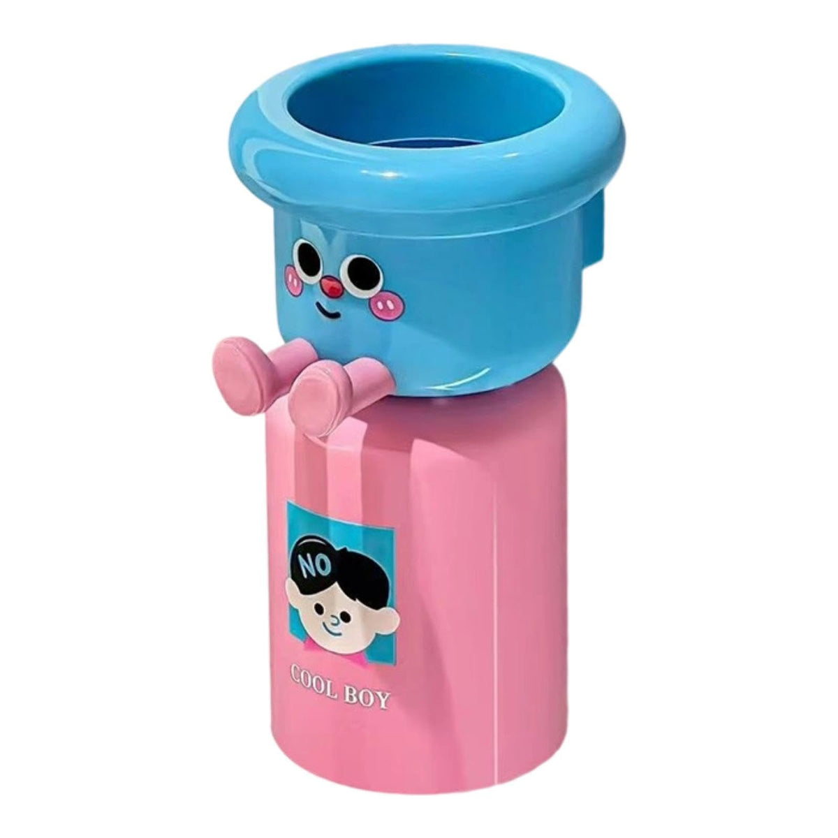 Toothbrush Cup and Holder Wall Mounted No Punching Household Toothpaste Rack Blue Pink
