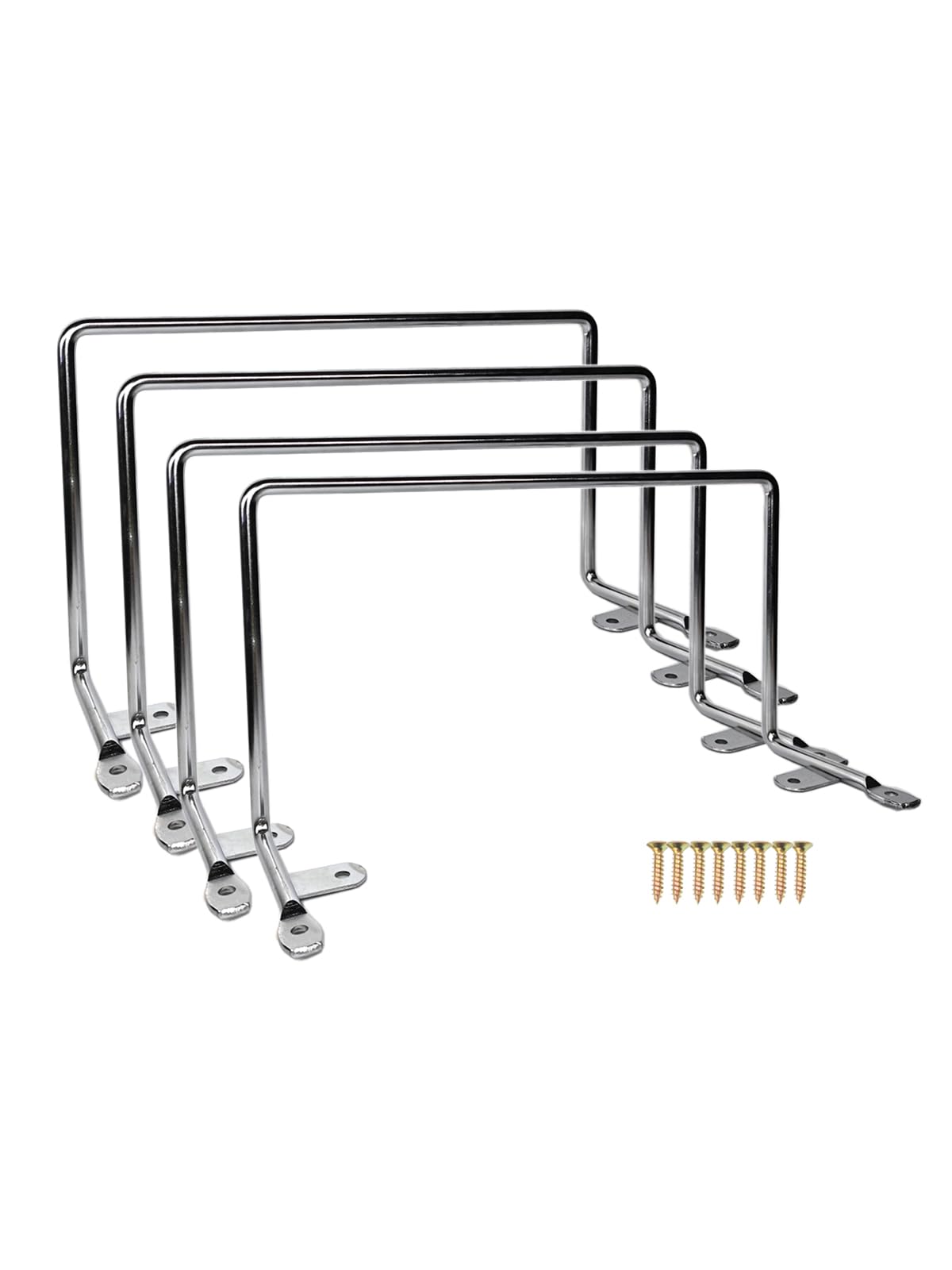 Benbuoo Chrome Mattress Slide Stopper Retainer Bar 4PCS, Thickened-chrome, Non-Slip, Spot Clean Only