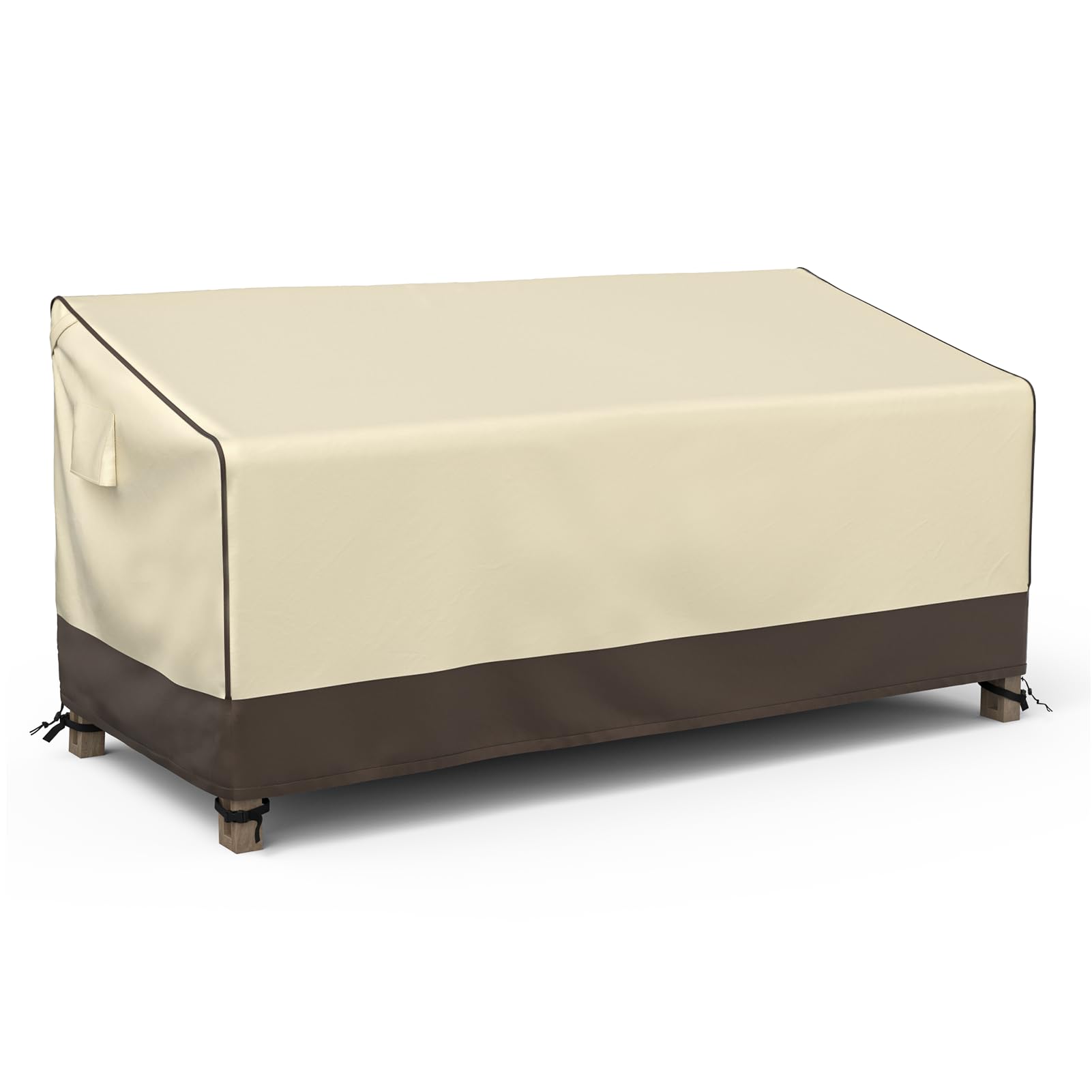 Mr. Cover Outdoor Couch Cover Waterproof, Patio Furniture Covers For 3-Seater Couch, Fits Up To 88'W X 40'D X 35'H, Moisture-Proof & Uv-Protection, Brown & Khaki