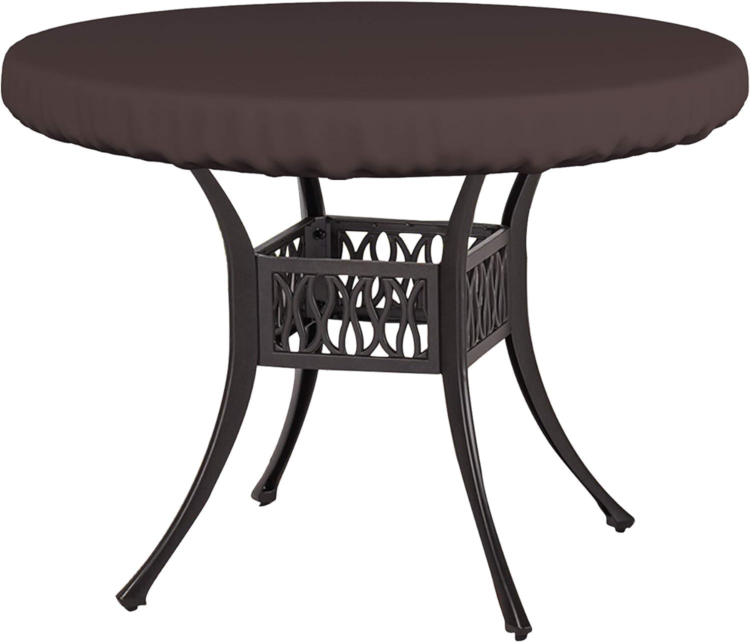 Covers & All Round Table Top Cover, 12 Oz Waterproof Uv & Weather Resistant Patio Table Cover, Outdoor Table Cover For Patio Outdoor Furniture & Coffee Table (41' Dia X 4' H Inches, Coffee)