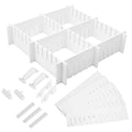 Adjustable Drawer Organizers & Dividers (34 Pack)  Maximize Space, Customize Storage, Easy Installation For Kitchen, Bathroom &