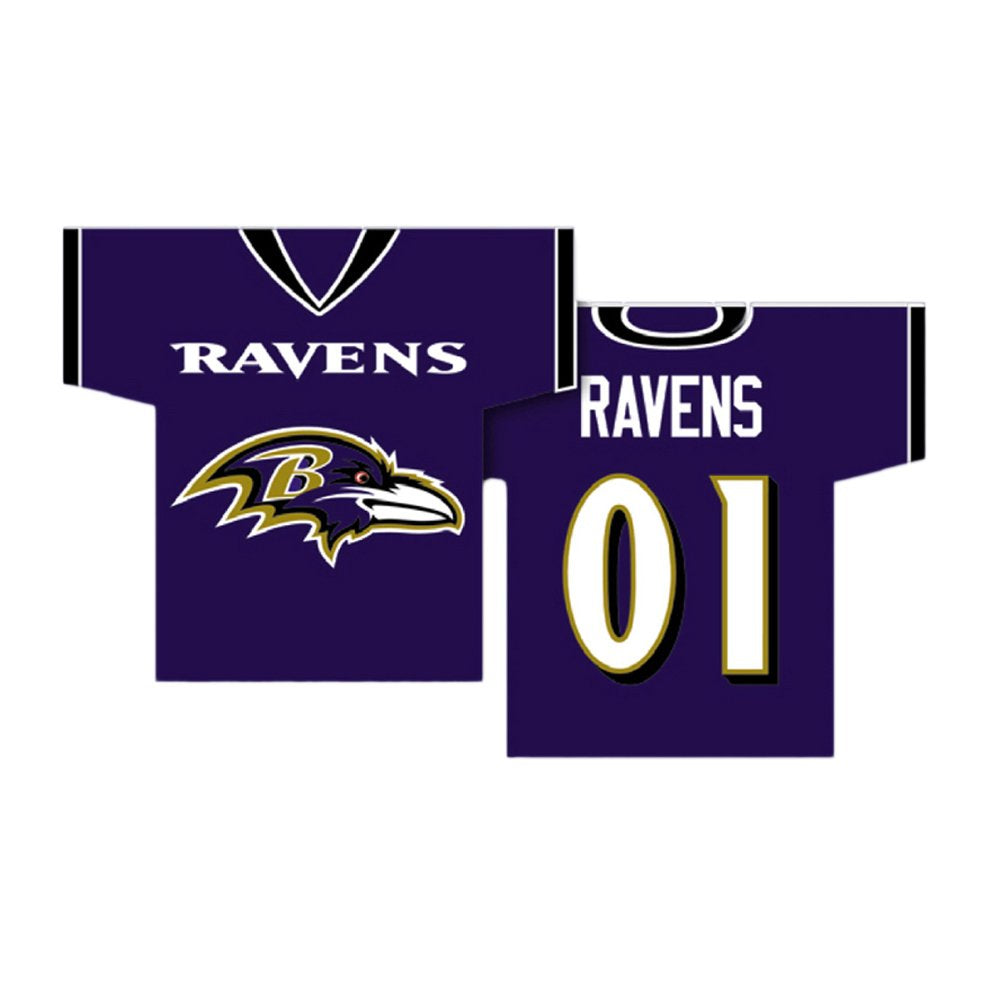 NFL Baltimore Ravens Jersey Banner (34-by-30-Inch/2-Sided)
