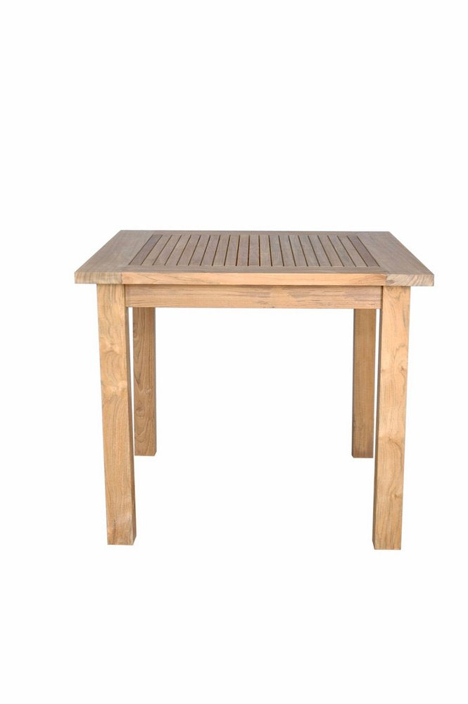 Anderson Teak Windsor Square Table with Small Slats, 35"