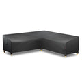 Ibirdie Outdoor Sectional Cover For 85'X85' V-Shaped Patio Sofa Waterproof Weatherproof 600D Heavy Duty Garden Furniture Cover