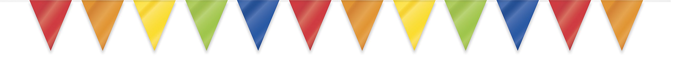 Rainbow Large Plastic Flag Banner - 32 Ft (1 Count) - Vibrant & Festive Decor For Parties, Celebrations & Events