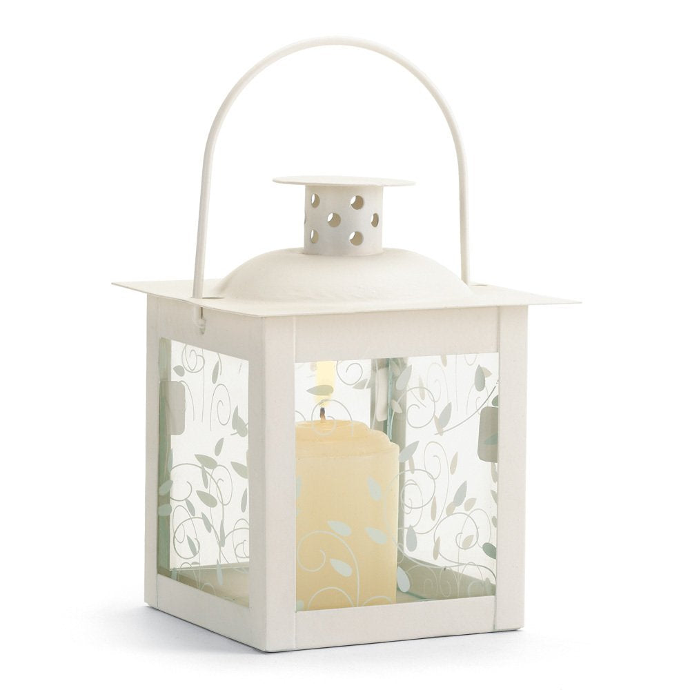 Koehler 37440 4.75 Inch Small White Candle Lantern Home Decor