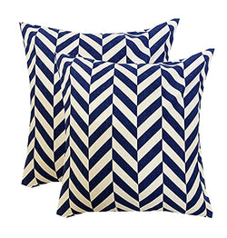 Pinkparrot Cotton Single Colour Printed Throw Pillow Covers/Cushion Covers (18X18Inches)  Set Of 2 Pcs Code0234