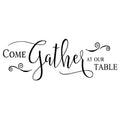 Come Gather at Our Table Home D  cor Kitchen Dining Room Wall Art Kitchen Wall D  cor