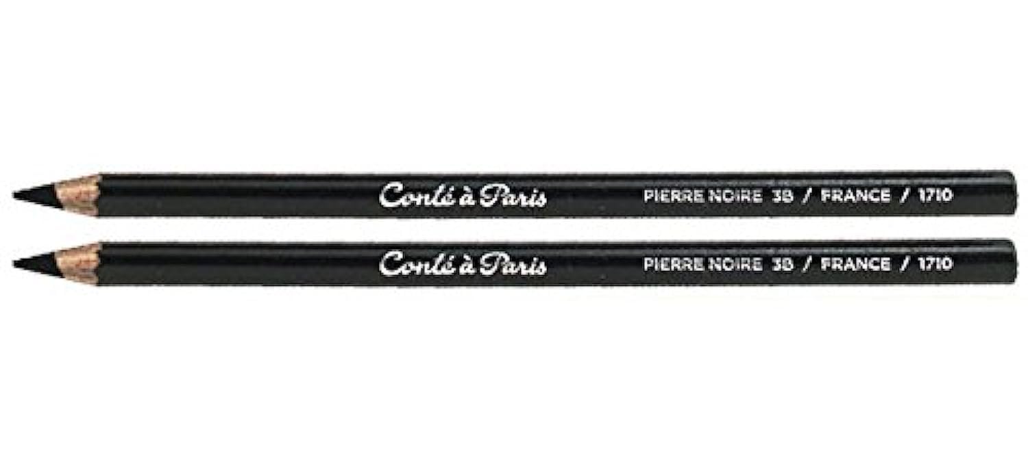 Cont    Paris Artists' Pencils Pierre Noire 3B (Pack Of 2)