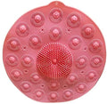 Citaaz Bathroom mat Silicone Non Slip Round Bathroom mat for Floor Non Slip Anti Mould Round Bath Mat & Foot Massager with Drai