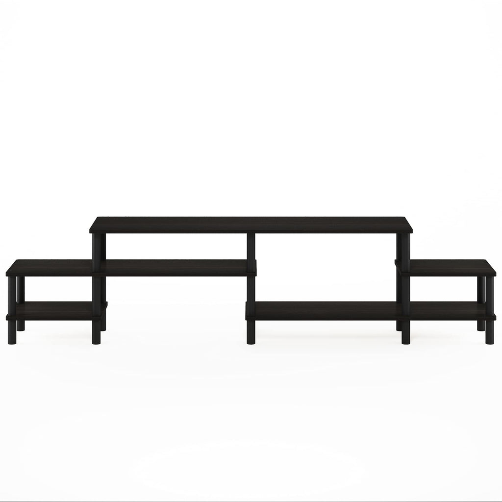 Furinno Turn-N-Tube Grand Stand for TV up, 78 Inch, Espresso