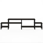 Furinno Turn-N-Tube Grand Stand for TV up, 78 Inch, Espresso