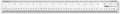 Westcott 10562 Acrylic Clear Ruler, 18 In