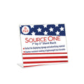 Sourceone.Org 7 X 5 Landscape Slant Back Sign Holders Sets (6 Pack)