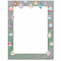 Vintage Glass Ornaments Letterhead Laser & Inkjet Printer Paper (100 Pack)