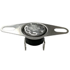 Midwest Hearth Thermal Fan Switch for Fireplace Blower - 115°F ON, 90°F OFF, Steel, Silver