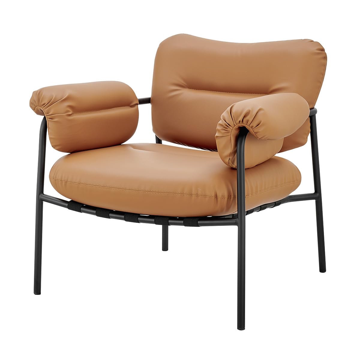 Npd Furniture And More Gaby Accent Chair, Standard, Toffee Brown