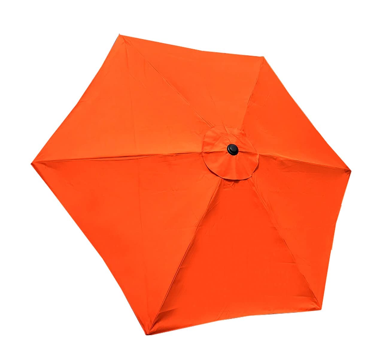 Bellrino Decor Replacement Strong & Thick Umbrella Canopy For 9Ft 6 Ribs (Canopy Only) (Tango Orange)