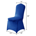 Algaiety Spandex Chair Cover,25Pcs,Chair Covers,Living Room Chair Covers,Removable Chair Cover Washable Protector Stretch Chair Cover For Party, Banquet,Wedding Event,Hotel(Royal Blue)