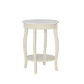 Powell White Shelf Phipps Side Table