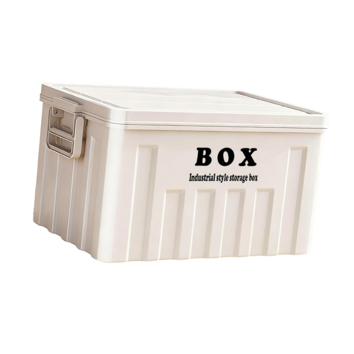 Merishopp Lidded Storage Bin Stackable Car Trunk Organizer for Shoes Clothes Traveling White | Home & Garden | Household Supplie