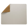 Utripsunew Pu Leather Mouse Pad With Stitched Edge, Wood Mouse Pad,Double Side Mousepad, Waterproof Gaming Mouse Pad, Computer M