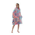 Cosusket Adult Hoodie Wearable Blanket, Tie Dye Super Cozy Warm And Oversized Sherpa Blanket Hooded For Women