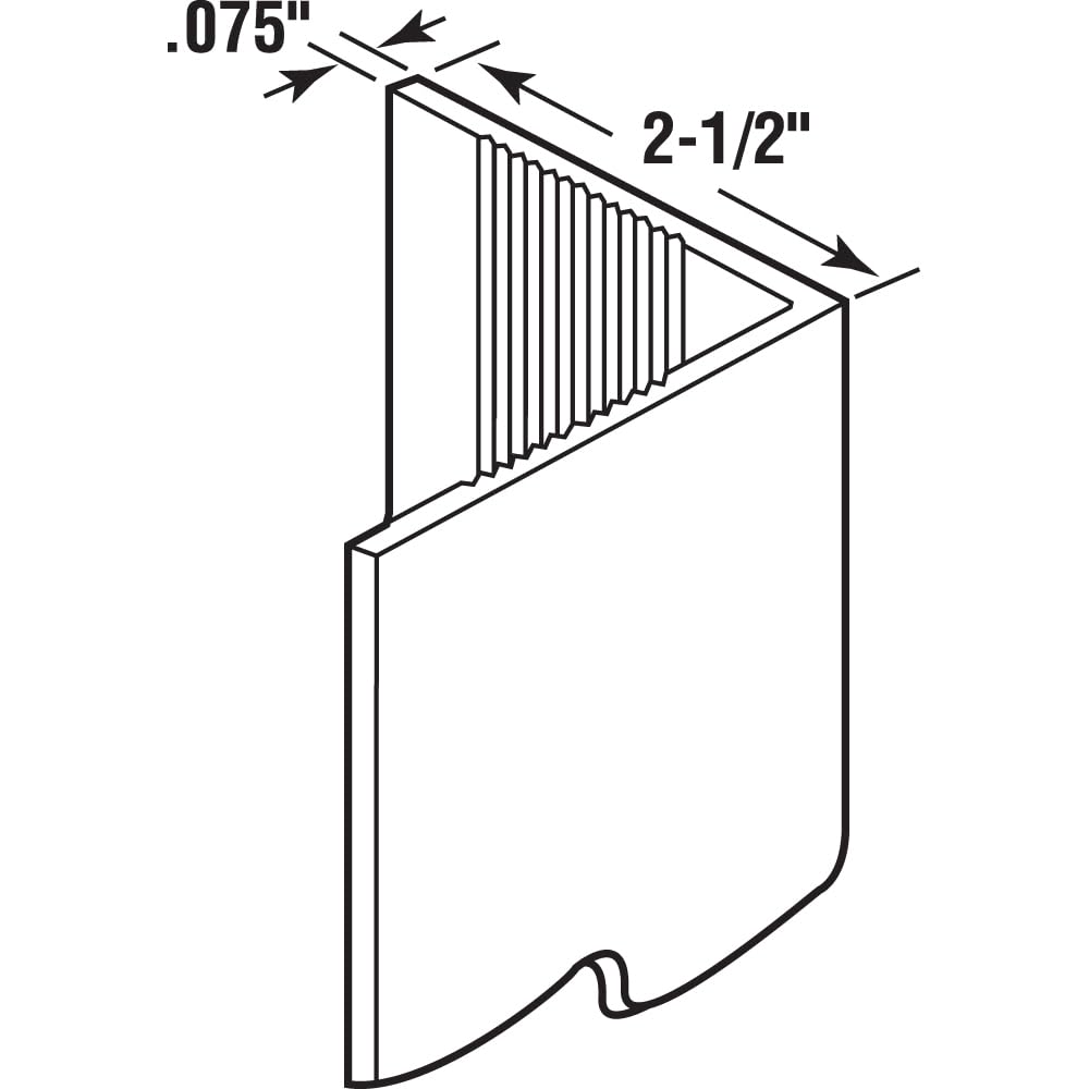 Prime-Line Mp10069 Vinyl Corner Shield, White - 2-3/8    X 48    - Durable Vinyl Corner Guards, Easy To Install, Protects Wall E