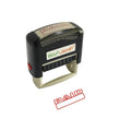 Wafjamf Paid Office Stamp Self Inking Rubber Stamp Office Stamp Message Stamp Red Ink-Medium