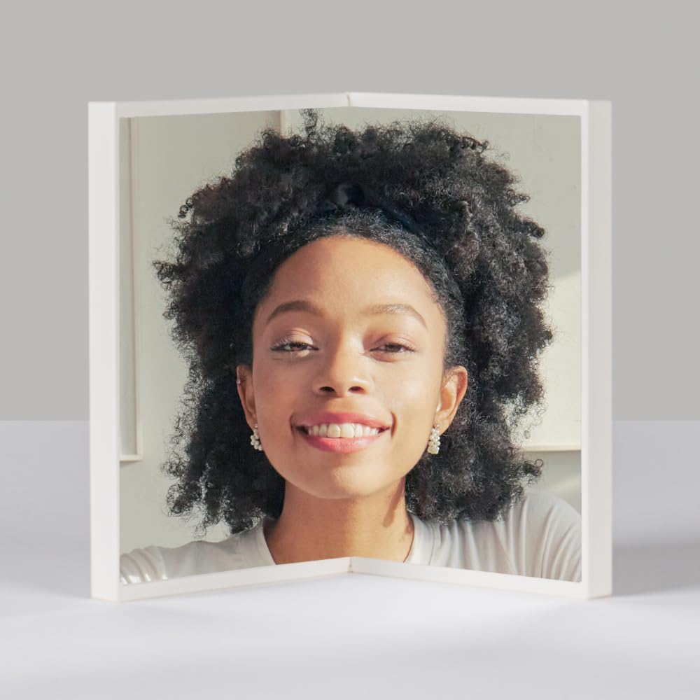 Realme V Non-Reversing Mirror - True Image, Unmatched Precision, Calibration Free, Slim Design for Makeup Vanity, 9 Non-Revers