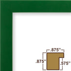 Craig Frames Confetti, Modern Green Picture Frame, 24 X 30 Inch