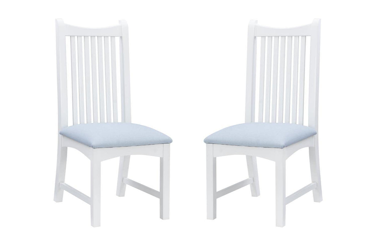 Bonnie Upholstered  Side Chair White Set Of 2