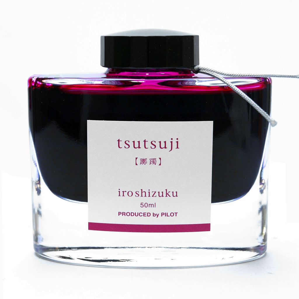 Pilot Iroshizuku Tsutsuji Azalea Fountain Pen Ink - 50 ml Bottle, Magenta, Premium Quality, Japan Import