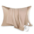 100% Pure Mulberry Silk Pillowcase For Hair And Skin,Standard Size 20   *26    Cooling Silk Pillow Case By Zipper Closure, Smoot