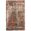 Rizzy Home Alora Decor Alure 5' X 8' Abstract Brown/Beige/Apricot Hybrid Area Rug