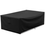 Startwo Patio Furniture Covers Waterproof For Coffee Table Cover, Heavy Duty Durable Rectangular Outdoor Table Cover Fits Up To 48L X 28Wx 13H Inches, Black
